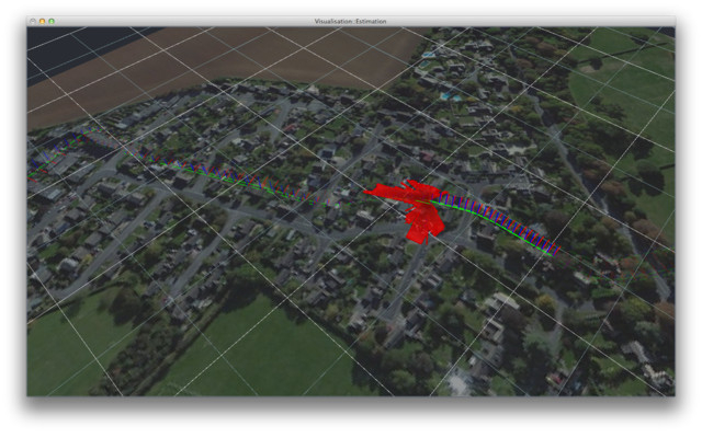 Long-term Localisation with LIDAR (software screenshot)